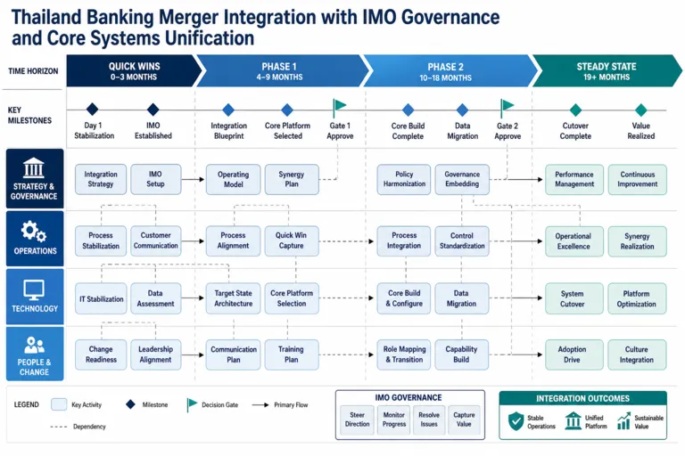 Roadmap — Seamless Synergy: Orchestrating a Landmark Merger in Thailand’s Banking Industry