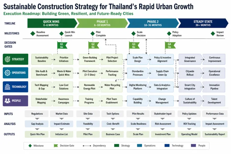 Roadmap — Rising High: Sustainable Construction Revolution in Thailand’s Urban Landscape